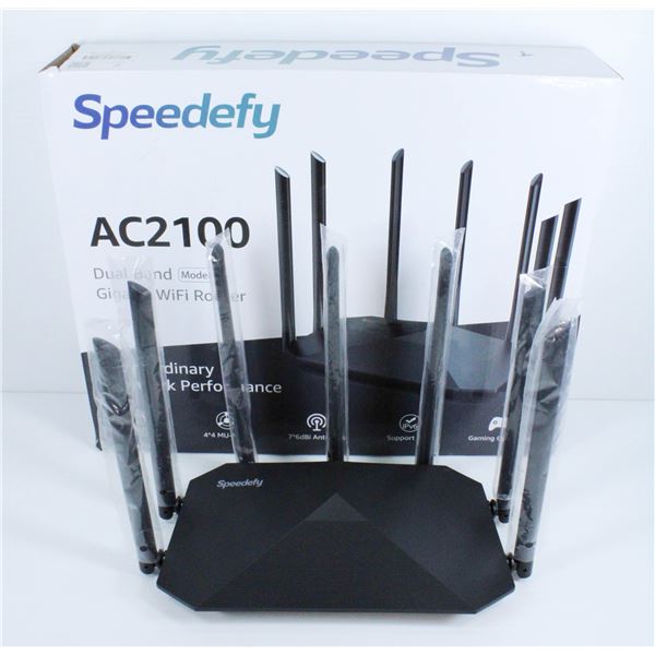 SPEEDEFY AC2100 DUAL BAND GIGABIT WIFI ROUTER