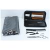 Image 1 : AROAMAS HAIR CUTTING SHEARS KIT INCL. STAINLESS STEEL SCISSORS, CAPE, COMB, CLOTH, CASE AND 2 CLIPS