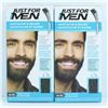 Image 1 : TWO BOXES OF JUST FOR MEN MUSTACHE & BEARD M-55 REAL BLACK HAIR COLOR
