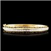 Image 1 : 18K Gold 1.97ctw Diamond Bangle