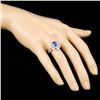 Image 3 : 14K Gold 1.76ct Tanzanite & 0.75ctw Diamond Ring