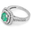 Image 2 : 14K Gold 1.50ct Emerald & 0.75ct Diamond Ring