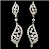 18K Gold 1.68ctw Diamond Earrings