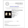 Image 3 : 14K Gold 0.56ctw Diamond Earrings