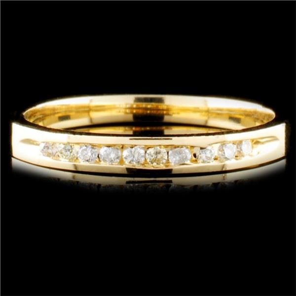 14K Gold 0.16ctw Diamond Ring