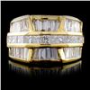 18K Yellow Gold 2.93ctw Diamond Ring