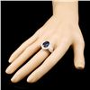 Image 3 : 14K Gold 4.72ct Sapphire & 0.73ctw Diamond Ring