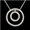 14K Gold 2.37ctw Diamond Pendant