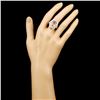 Image 4 : 18K Gold 7.02ct Morganite & 1.96ctw Diamond Ring