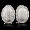 18K White Gold 1.17ct Diamond Earrings