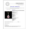 Image 4 : 14K Gold 6.62ct Kunzite & 1.69ctw Diamond Pendant