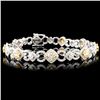 18K Gold 5.31ctw Fancy Diamond Bracelet