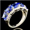 14K Gold 5.40ct Tanzanite & 0.58ctw Diamond Ring