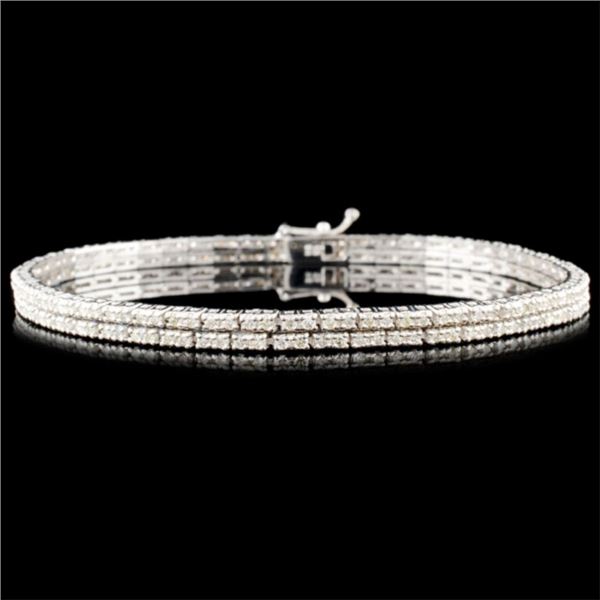 18K Gold 2.10ctw Diamond Bracelet