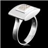 Image 2 : 14K Gold 0.20ctw Diamond Ring