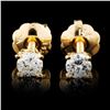 14K Gold 0.14ctw Diamond Earrings