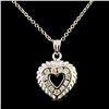 14K Gold 0.14ctw Diamond Pendant