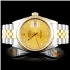 Rolex Two Tone DateJust Diamond Watch