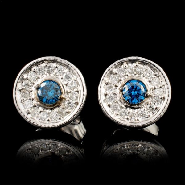 14K Gold 0.32ctw Diamond Earrings