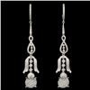 14K Gold 1.67ctw Diamond Earrings