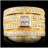 14K Gold 0.78ctw Diamond Ring