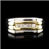 Image 1 : 14K Gold 0.41ctw Diamond Ring