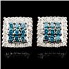 Image 1 : 14K Gold 1.33ctw Fancy Color Diamond Earrings