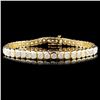 14K Gold 8.12ctw Diamond Tennis Bracelet