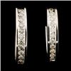 14K Gold 0.37ctw Diamond Earrings