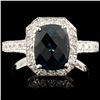 18K Gold 2.50ct Tourmaline & 0.80ctw Diamond Ring