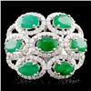 14K Gold 3.20ct Emerald & 1.06ctw Diamond Ring