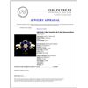 Image 5 : 14K Gold 1.00ct Sapphire & 0.10ct Diamond Ring