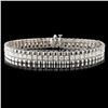 14K Gold 4.24ctw Diamond Bracelet