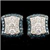 14K Gold 1.48ctw Diamond Earrings