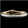 14K Gold 4.12ctw Diamond Bracelet