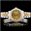 Rolex YG/SS DateJust 2.00ct Diamond Ladies Wristwa