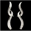 14K Gold 1.12ctw Diamond Earrings