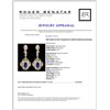 Image 3 : 18K Gold 4.47ctw Tanzanite & 3.02ctw Diamond Earri