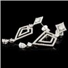 Image 2 : 18K Gold 2.01ctw Diamond Earrings