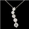 14K Gold 1.60ctw Diamond Pendant