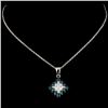 Image 2 : 14K Gold 0.55ctw Diamond Pendant