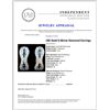 Image 3 : 18K Gold 0.96ctw Diamond Earrings