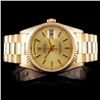 Image 1 : Rolex 18K YG Day-Date Men's Watch