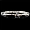 Image 2 : 14K Gold 0.57ctw Diamond Bracelet