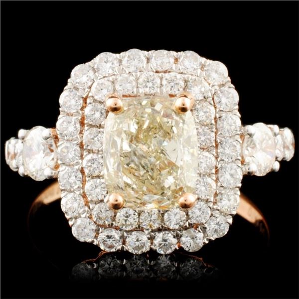 18K Gold 2.11ctw Diamond Ring