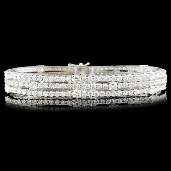 18K Gold 11.00ctw Diamond Bracelet