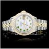 Rolex YG/SS DateJust Diamond Ladies Watch
