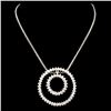 Image 2 : 14K Gold 2.37ctw Diamond Pendant