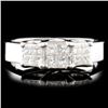 Image 1 : 18K Gold 0.50ctw Diamond Ring