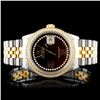 Image 1 : Rolex YG/SS DateJust Diamond Wristwatch